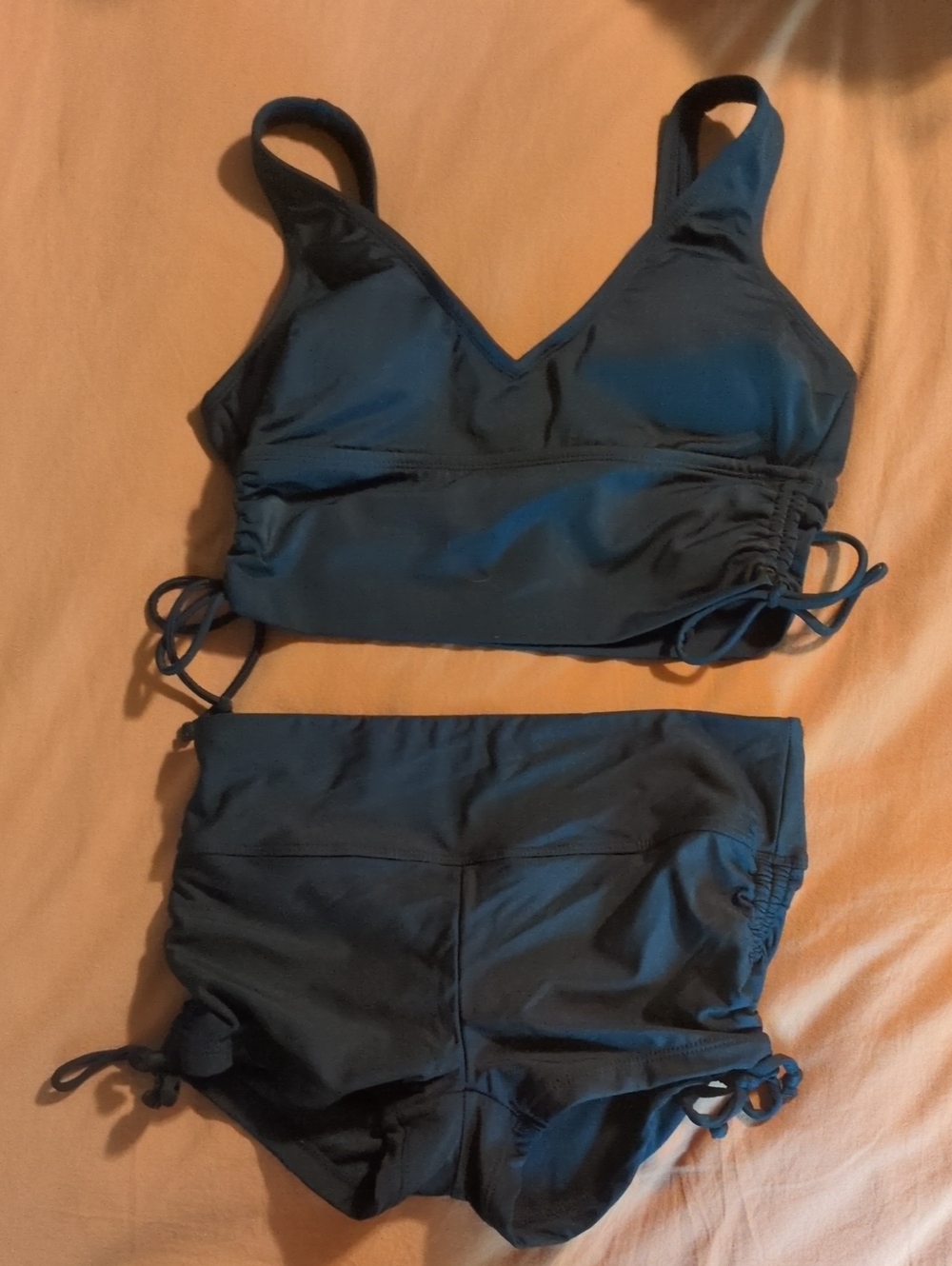 Two-Piece Black Swim Set
